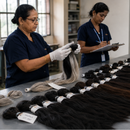 Temple hair sourcing