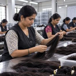 Temple hair sourcing