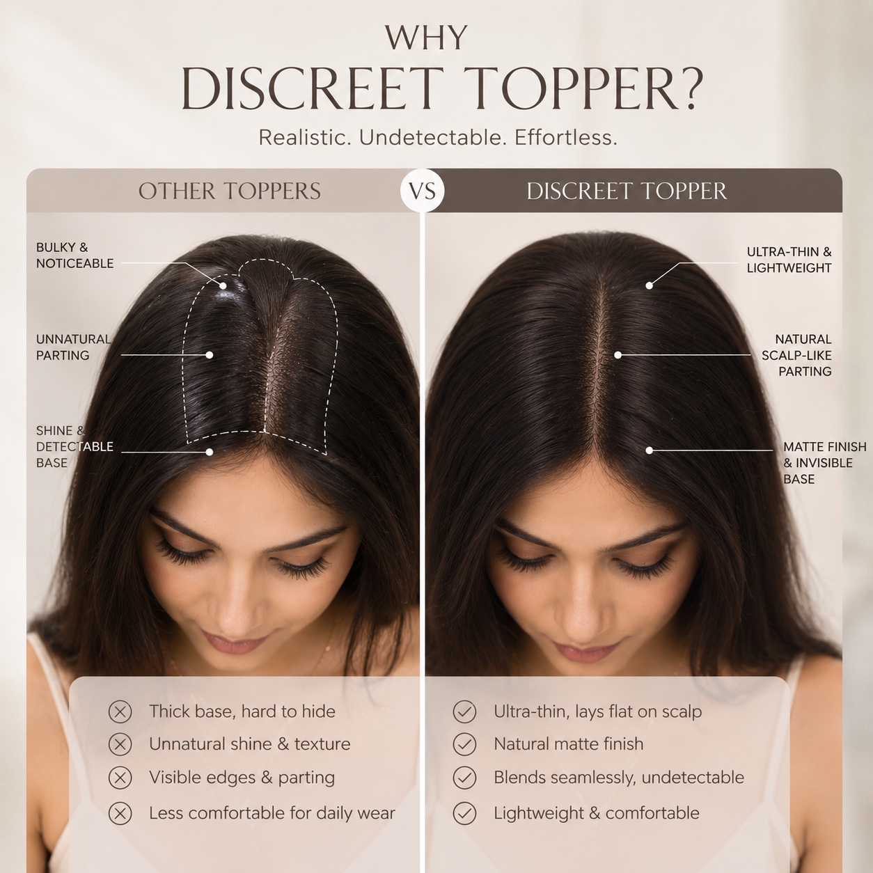 Discreet Topper · 1.5" × 4" - Image 2